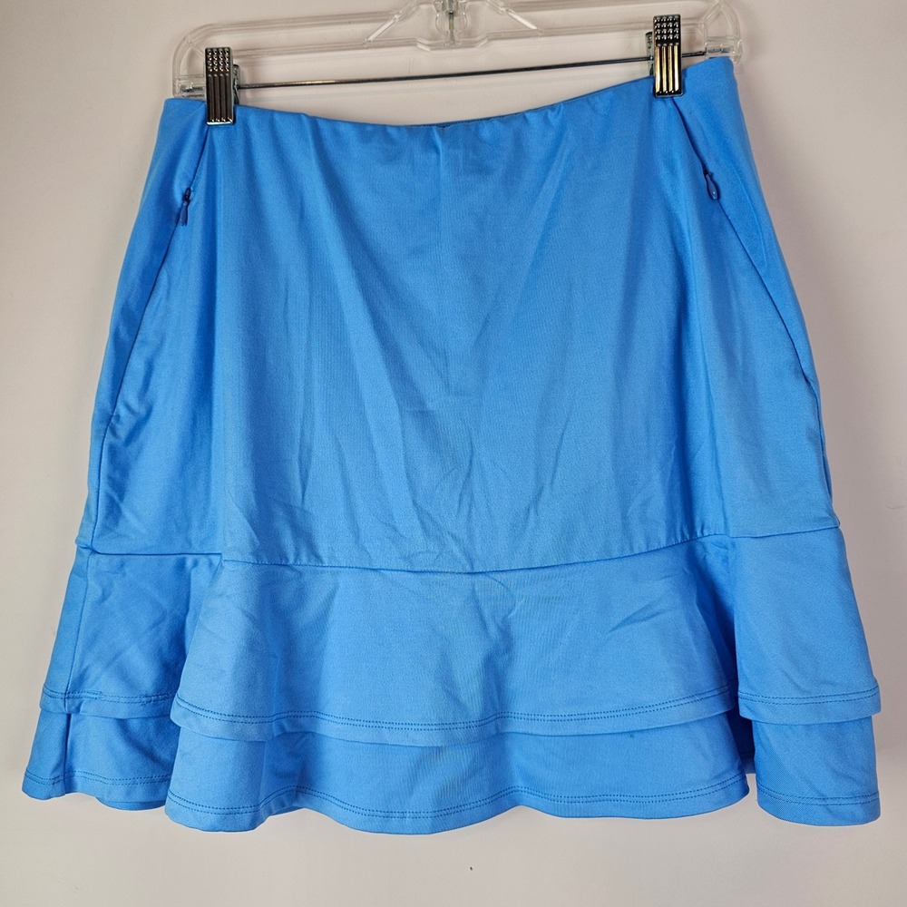 Tail Golf Skort Blue Tiered Ruffle Athletic Tennis Skirt Women Small GA4915-1616